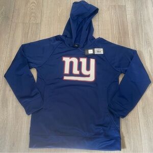 NFL Blue Hoodie with White NY Logo
